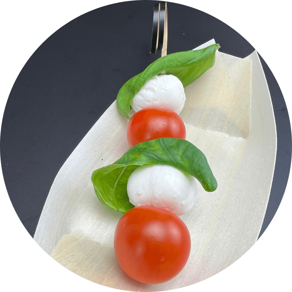 caprese spies uit de hapjes kar van de sluis catering luxe hapjes in tilburg