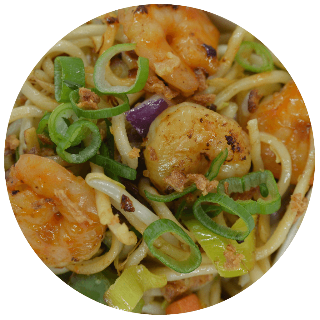 garnalen wok maaltijd van de sluis catering