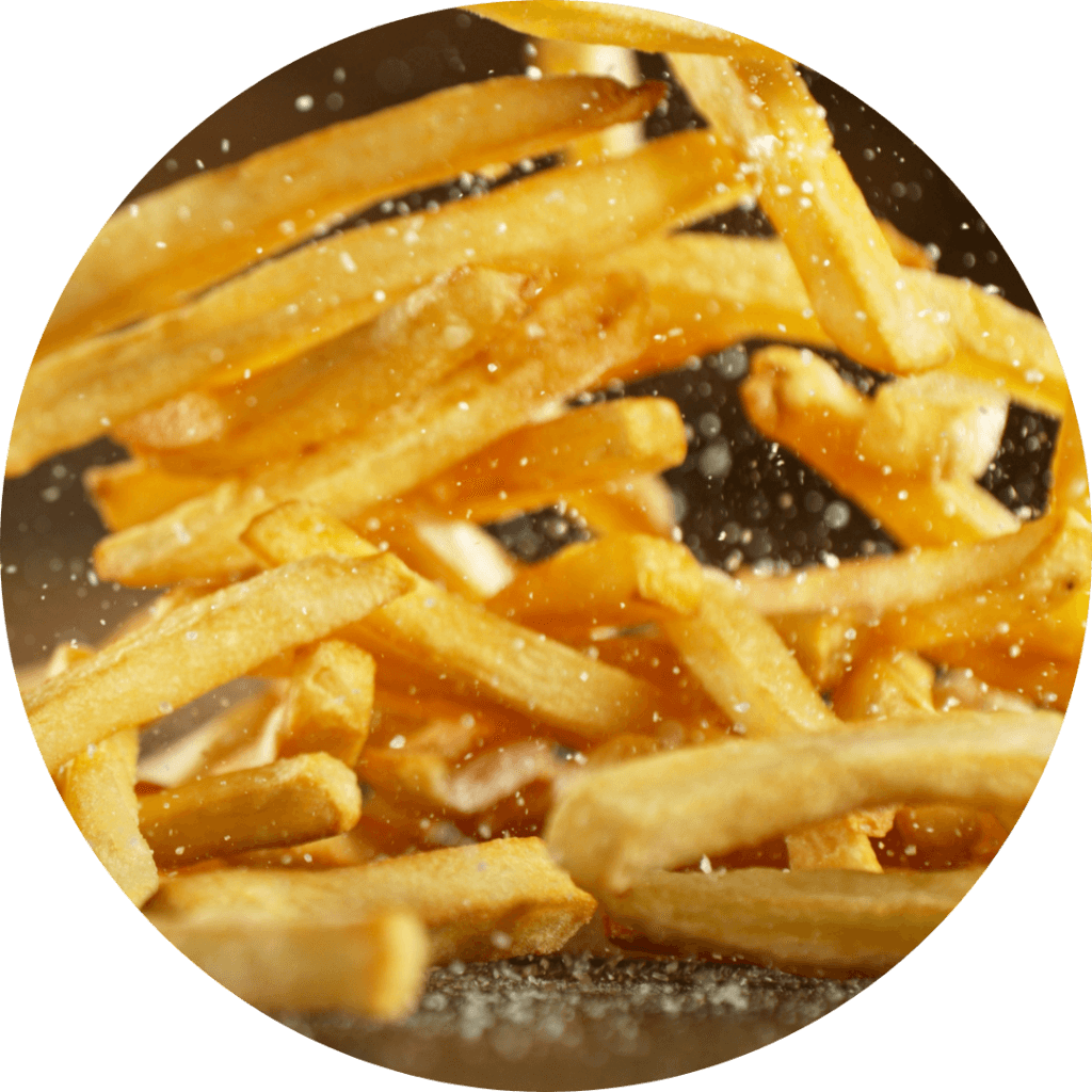vliegende friet met zout bij frietwagen huren in oirschot met de sluis catering