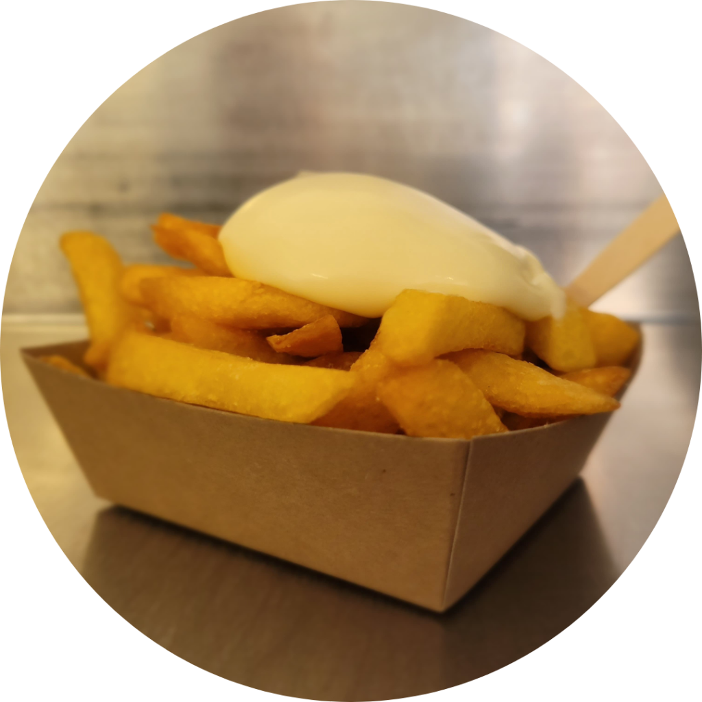 frietje met in frietkar van de sluis catering bij frietwagen huren in oosterhout