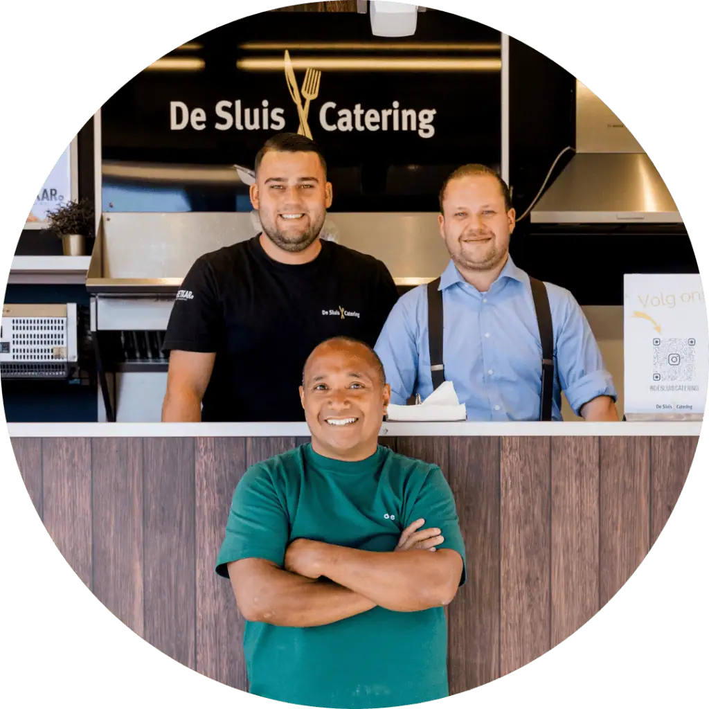 personeel van de sluis catering bij complete catering