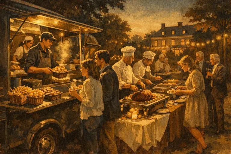 Verschil foodtruck en buffetcatering